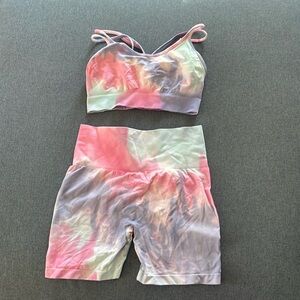 TIE DYE WORKOUT SET